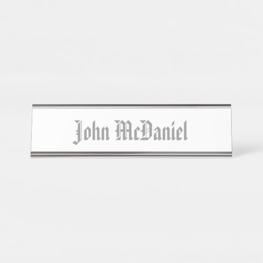 HAMbWG - デスクネームプレート - 任意の色 (正面)