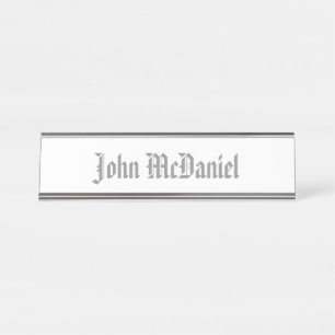 HAMbWG – デスク名プレート – 任意の色 デスクネームプレート