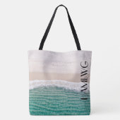 HAMbWG – トートバッグ – ビーチと潮 (裏面)