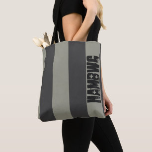 HAMbWG – トートバッグ – Khaki Gray HAMbWGロゴ