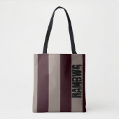 HAMbWG – トートバッグ – Pomegranite Red w HAMbWGロゴ (正面)
