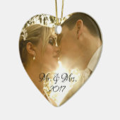 HAMbWG -ハートオーナメント – ダイヤモンド セラミックオーナメント (左)