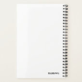 HAMbWG – フォトデイリープランナー – 任意の色 プランナー手帳 (裏面)