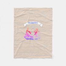 HAMbWG -フリースブランケット- Teddy Bear