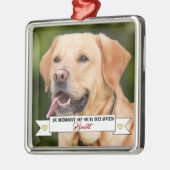 HAMbWG - ペットオーナメント - 思い出に メタルオーナメント (左)
