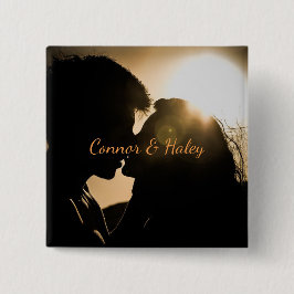 HAMbWG – ボタン – カップルキスをする 缶バッジ