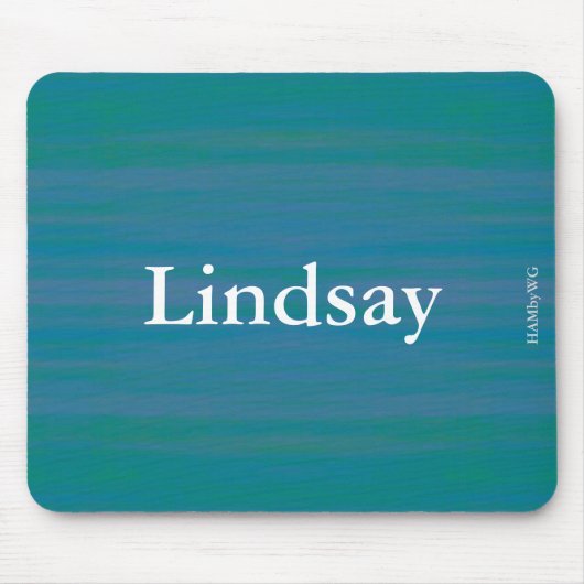 HAMbWG – マウスパッド – 明るいティール（緑がかった色）洗浄 (正面)