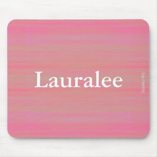 HAMbWG – マウスパッド – 明るいピーチウォッシュ (正面)