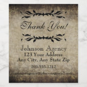 HAMbWG – ワインボトルラベル動揺して- Look ワインラベル (シングルラベル)