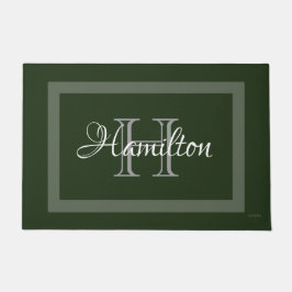 HAMbWG – 任意のカスタム色のドアマットと名前 ドアマット