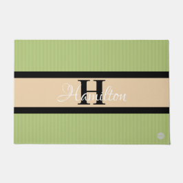 HAMbWG – 任意のカスタム色のドアマットと名前 ドアマット