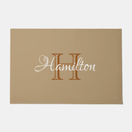 HAMbWG – 任意のカスタム色のドアマットと名前 ドアマット