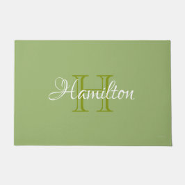 HAMbWG – 任意のカスタム色のドアマットと名前 ドアマット