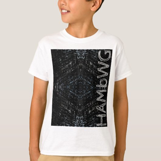 HAMbWG – 子供のTシャツ – スクラッチデザイン Tシャツ (正面)