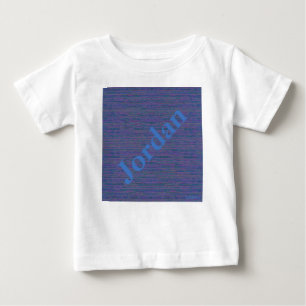 HAMbWG – 子供のTシャツ – パープルミックスwロゴ ベビーTシャツ