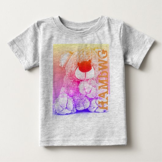 HAMbWG – 子供のTシャツ – Teddy Bear ベビーTシャツ (正面)