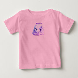 HAMbWG – 子供のTシャツ – Teddy Bear Love ベビーTシャツ