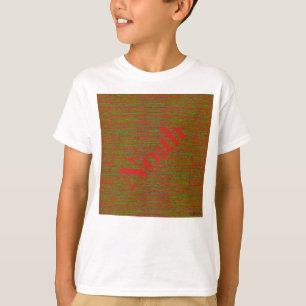 HAMbWG – 子供用シートシャツ – 赤ミックスウィロゴ Tシャツ