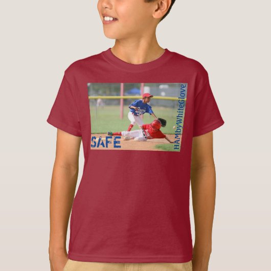 HAMbWG - 子供用半袖ラグランTシャツ - 安全 Tシャツ (正面)