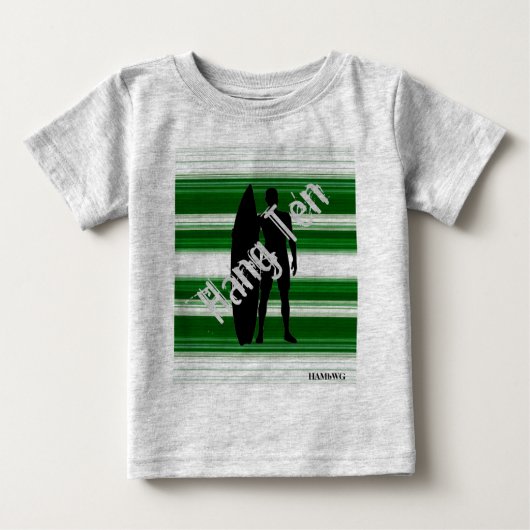 HAMbWG – 幼児のTシャツ – 十つる ベビーTシャツ (正面)
