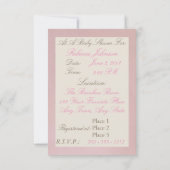 HAMbWG -招待状- Peek-A-Booベビー 招待状 (裏面)