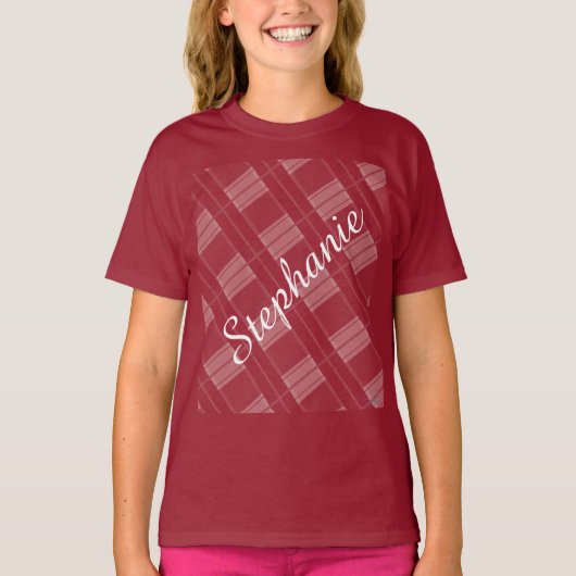HAMbWG – 格子名Tシャツ Tシャツ (正面)