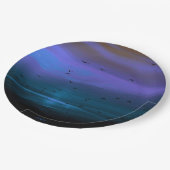 HAMbWG -紙プレート – ハロウィンサンセットブルー ペーパープレート (アングル)