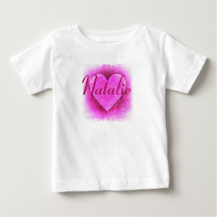 HAMbWG - 赤ちゃんドレス - 名前やメッセージを入れることができます ベビーTシャツ