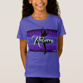 HAMbWG -長袖T – パープルバレリーナ Tシャツ (正面)