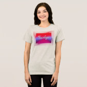 HAMbWG - Boxy Crop Top Tシャツ – W Your Name (正面全面)