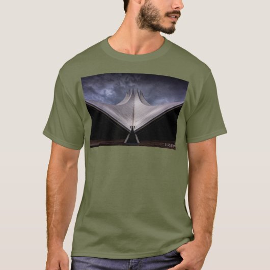 HAMbWG - Tシャツ – Arch 1920 010717 0949A (正面)