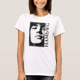 HAMbWG - Tシャツ - HAMbWG B W フェイス ロゴ付き