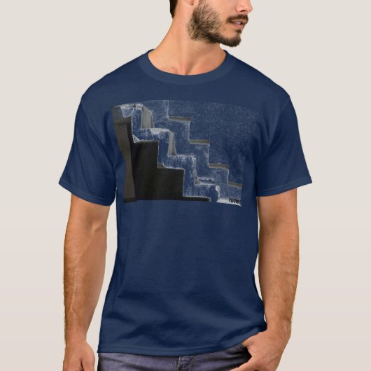 HAMbWG - Tシャツ – W/B Stair 1920 010617 0144 (正面)