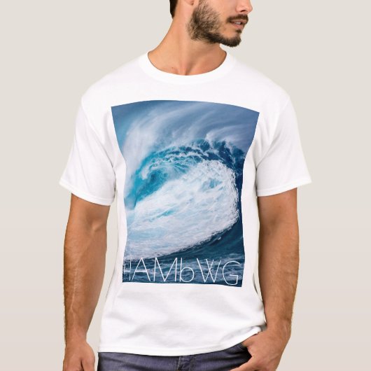 HAMbWG - Tシャツ – Wave (正面)