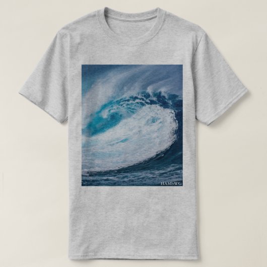 HAMbWG - Tシャツ – Wave (デザイン正面)