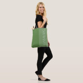 HAMbWG - Tote Bag- Jade/Jade w HAMbWGロゴ トートバッグ (モデル)