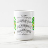 Hamby、起源、意味および頂上 コーヒーマグカップ (中央)