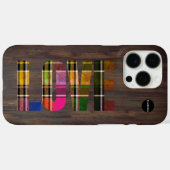 HAMbyWGによるチェック柄のラブスマホケース Case-Mate iPhoneケース (裏面 (横))