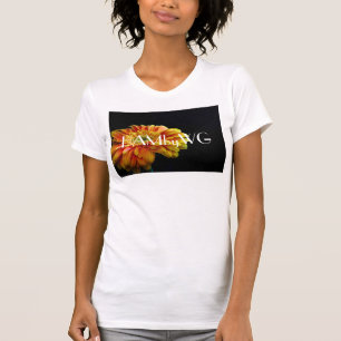 HAMbyWGイエローオレンジガーベラデイジー Tシャツ