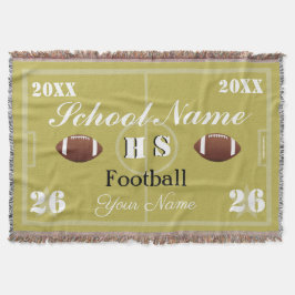 HAMbyWGカスタマイズ可能なサッカーまたはサッカー スローブランケット