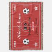 HAMbyWGサッカーチーム スローブランケット (正面縦)