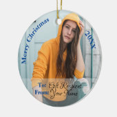 HAMbyWGスクエアオーナメントブルーバラ セラミックオーナメント (左)