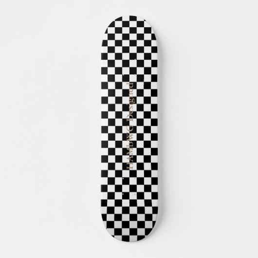 HAMbyWGデザイン – Skateboard Any Color & Black スケートボード (正面)