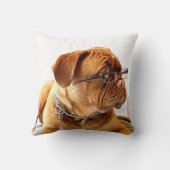 HAMbyWGノベルティブルドッグメガネ装飾用クッション クッション (裏面)