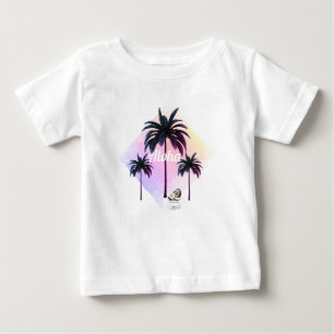 HAMbyWGハワイをテーマにしたパームツリーズトドラーTシャツ ベビーTシャツ
