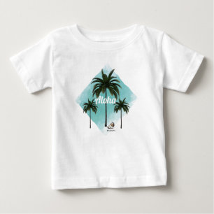 HAMbyWGハワイテーマ幼児用Tシャツ ベビーTシャツ