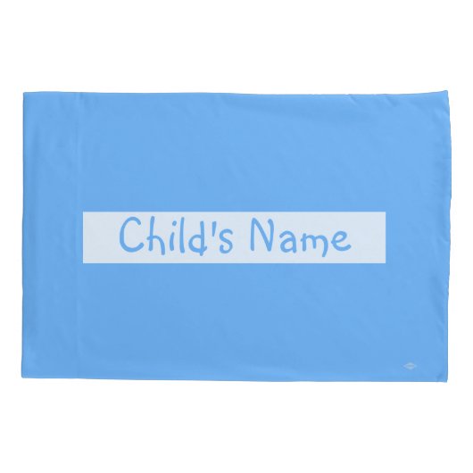 HAMbyWGピローカバー付き青 枕カバー (裏面)