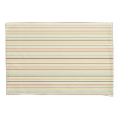 HAMbyWGピローケースのペア、標準数々のストライプ 枕カバー (正面左)