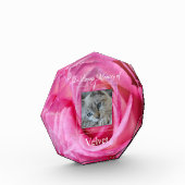 HAMbyWGピンクローズアクリルフォトブロック フォトブロック (左)