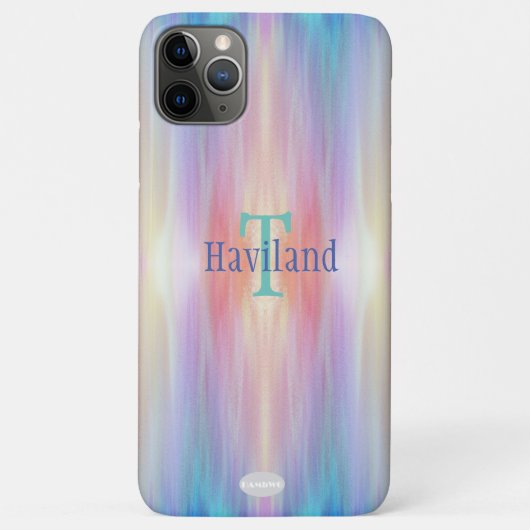 HAMbyWGブラックソフトパステルルック Case-Mate iPhoneケース (裏面)